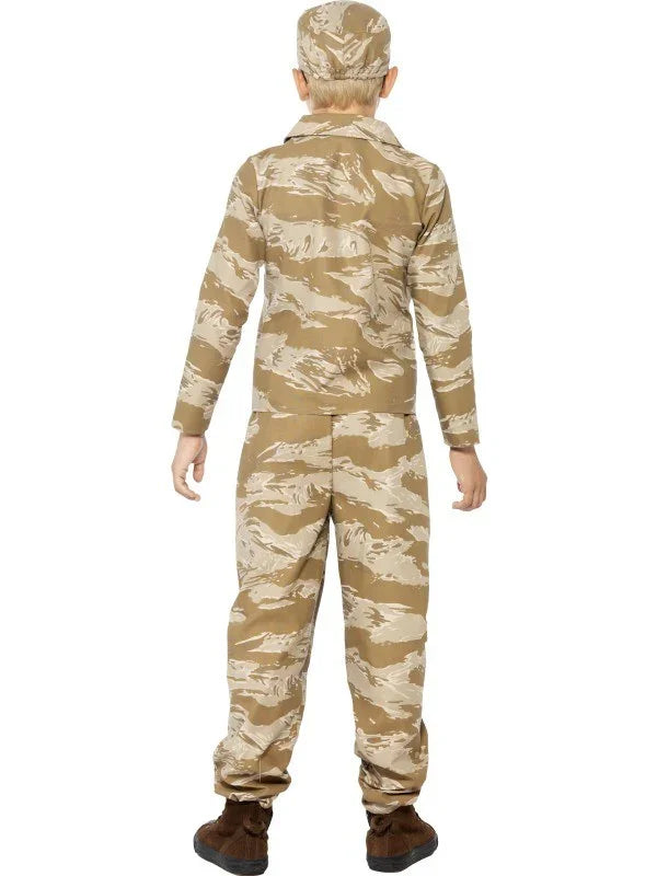 Disfraz de Niño Soldado de Camuflaje INFANTILES Smiffys